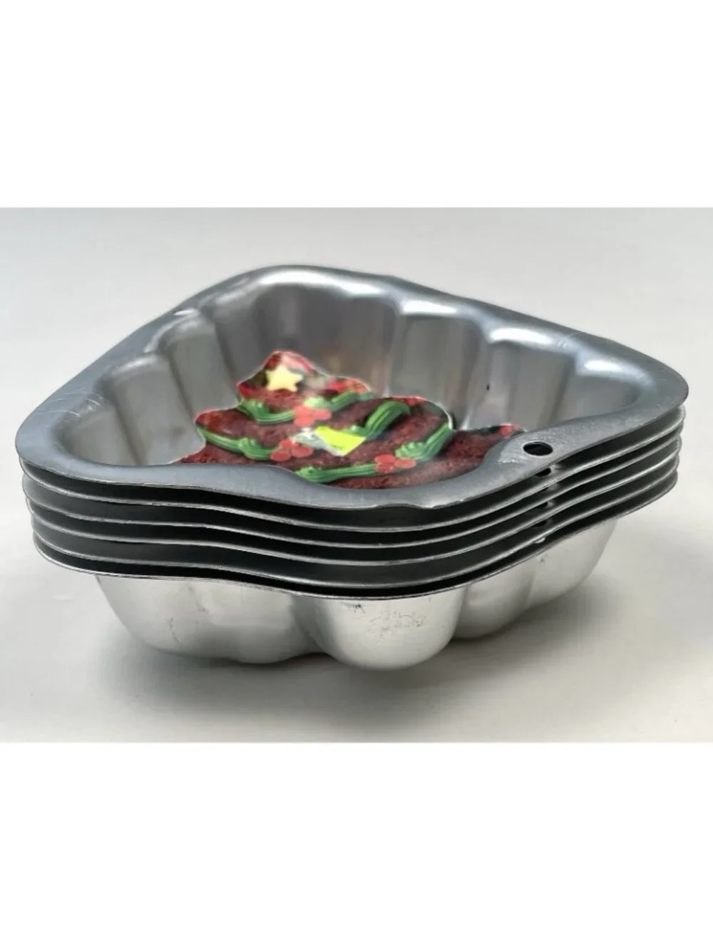VTG Lot 6 WILTON Personal Size Christmas Tree CAKE PANS Molds 2105-1124 NWT NEW